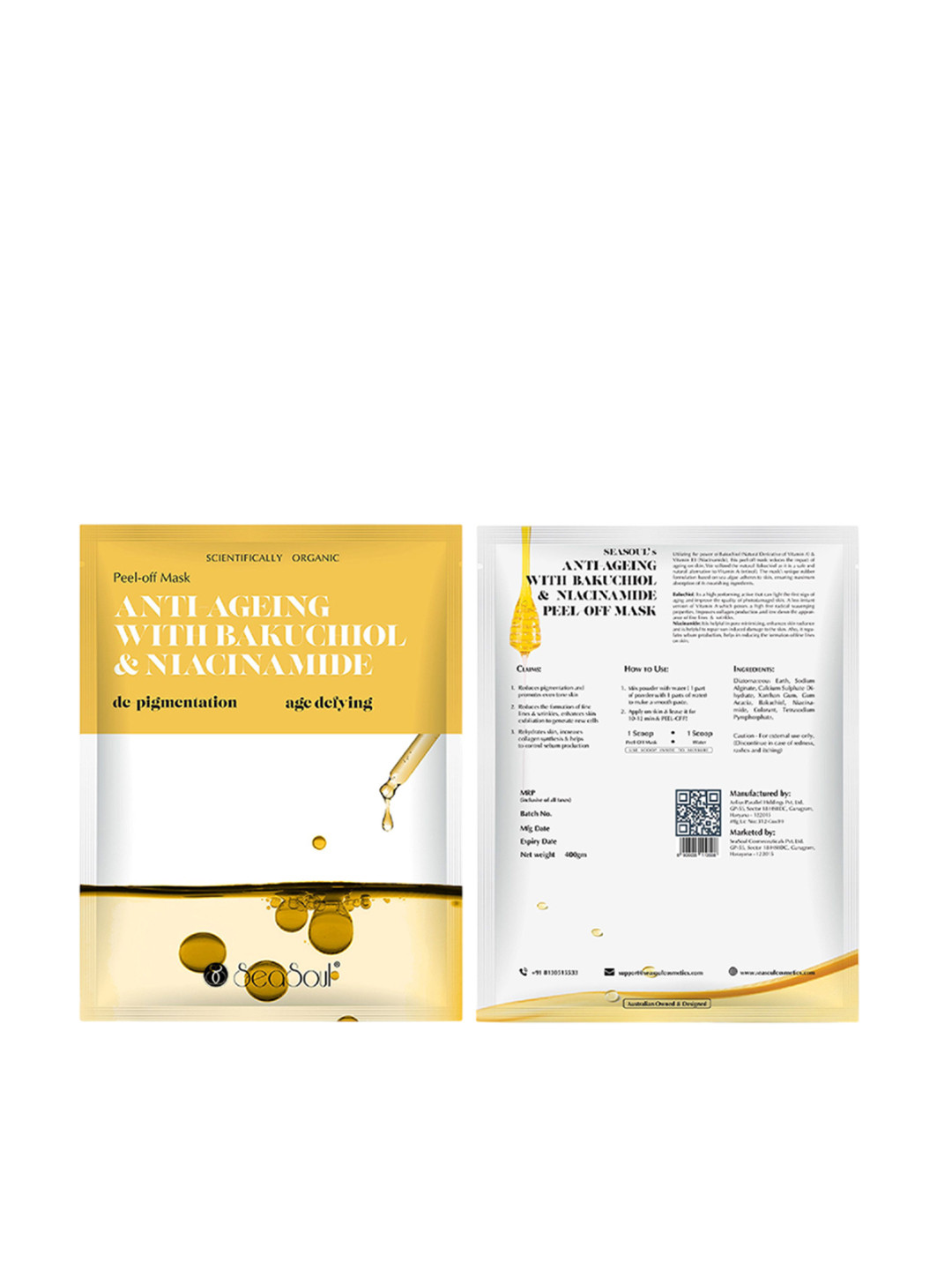 Seasoul Anti Ageing Peel Off Mask - 20 g