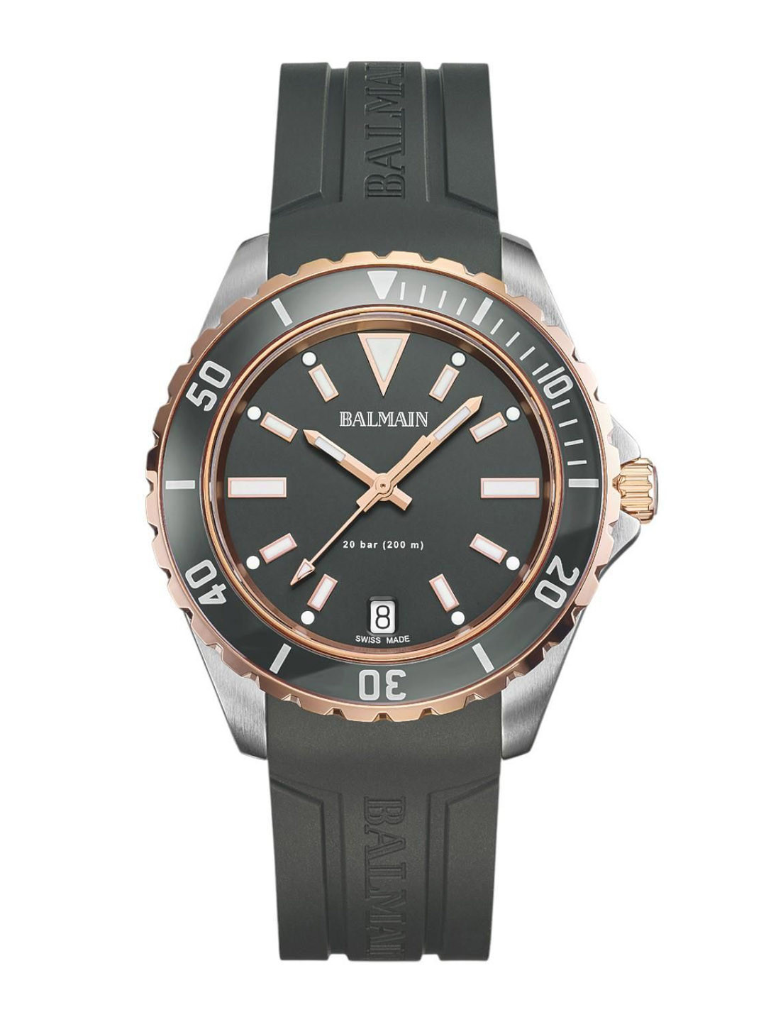 Balmain Gent Men Round Dial & Straps Analogue Watch B43495176