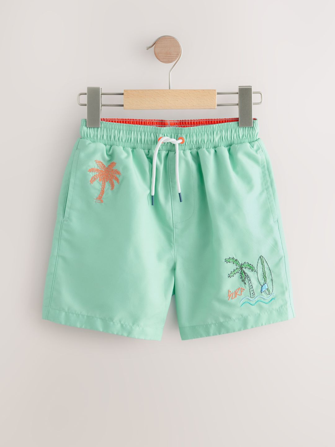 NEXT Boys Embroidered Swim Shorts