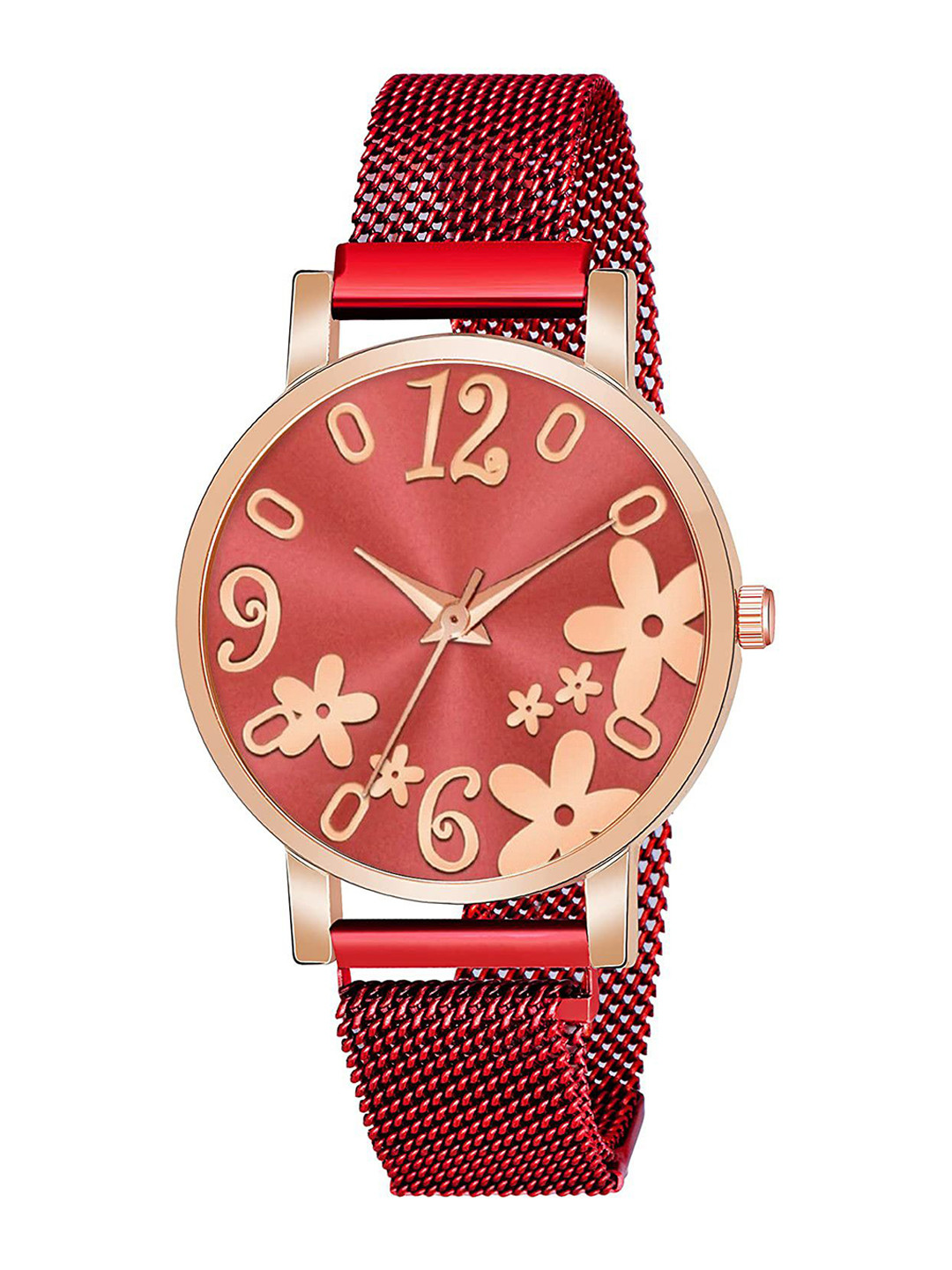 CSAMON Women Dial & Straps Watch C36RG R3 RED M