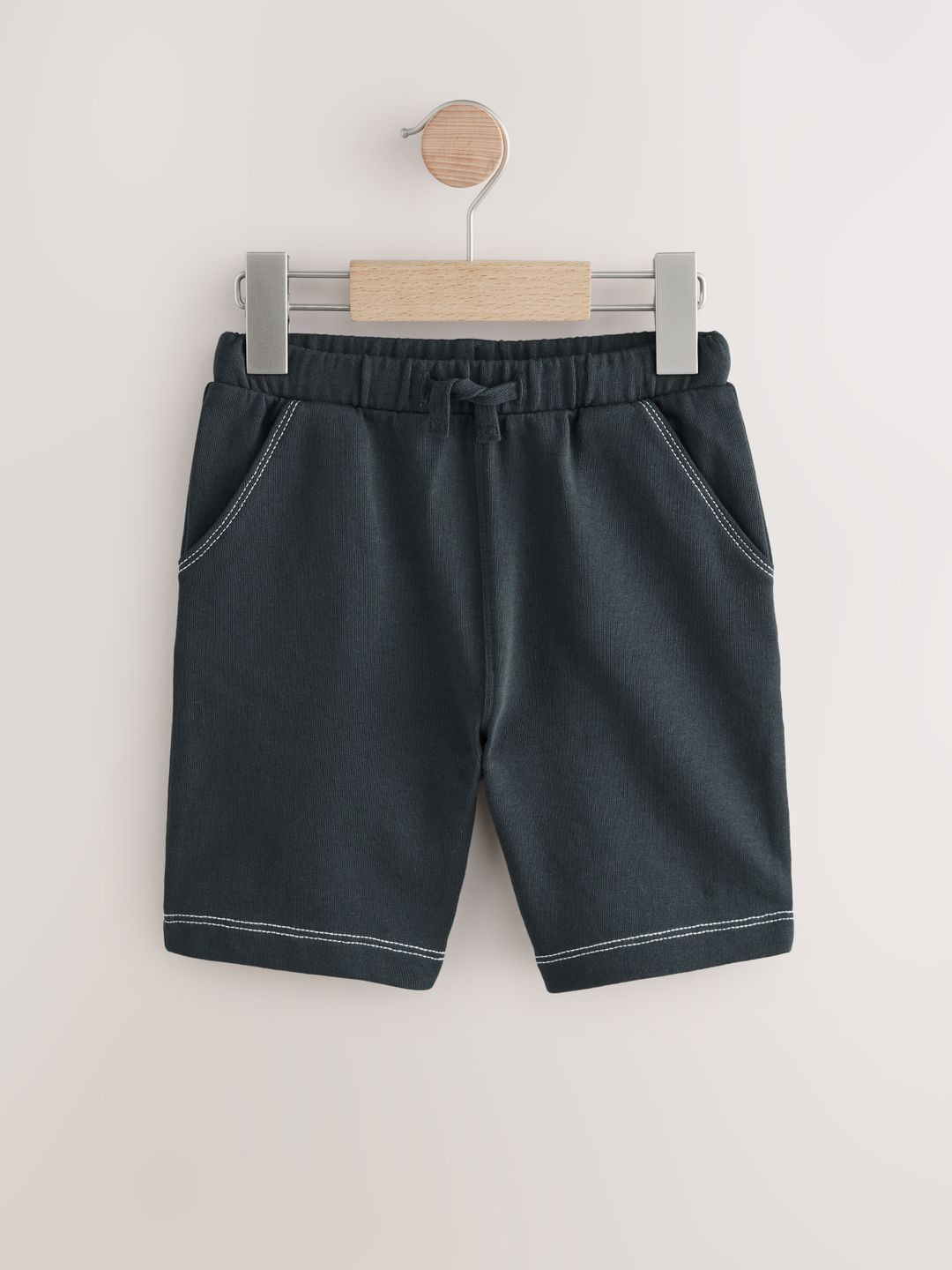NEXT Boys Solid Pure Cotton Bermuda Shorts