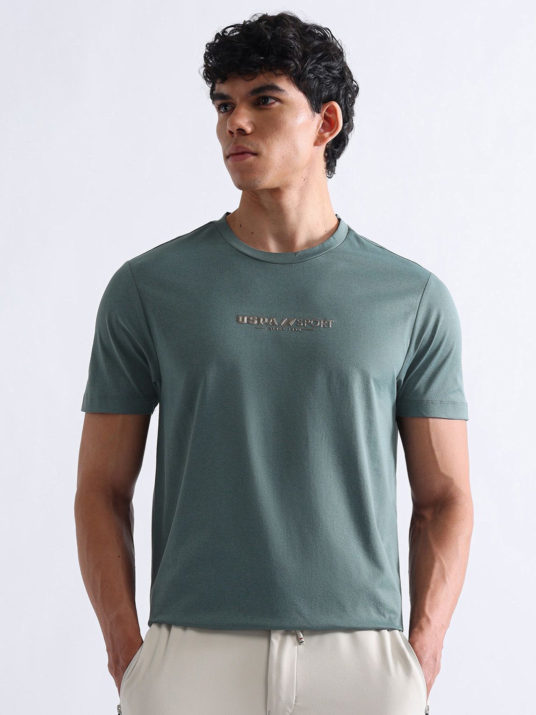 USPA Active Men Slim Fit T-shirt