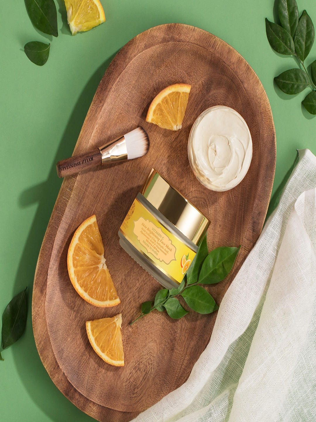 RYLLZ ESSENTIALS Vitamin C Skin Brightening Face Mask With Yellow Clay - 100 ml