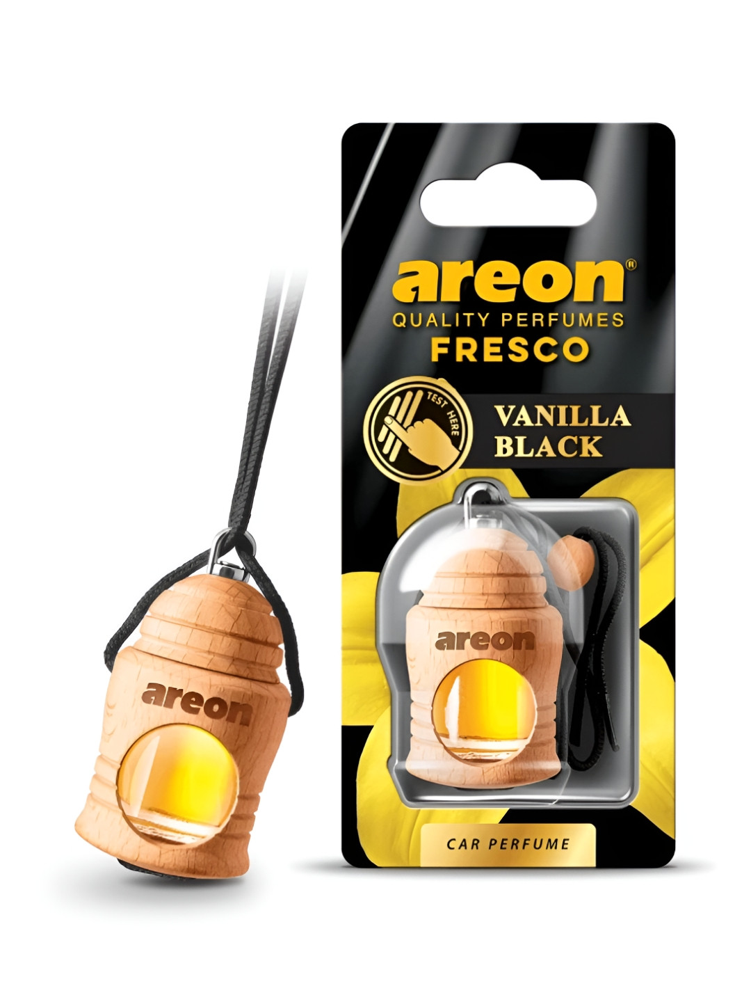 AREON Fresco Vanilla Black Car Freshener - 4 ml