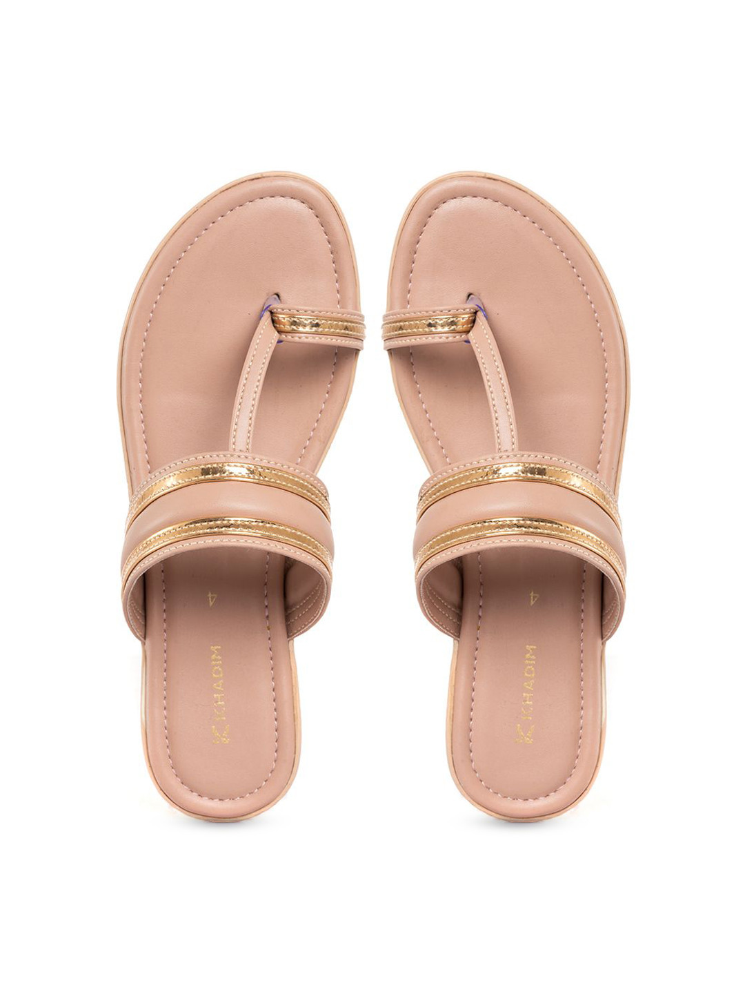 Khadims Women Kolhapuri Wedge Heel Sandals