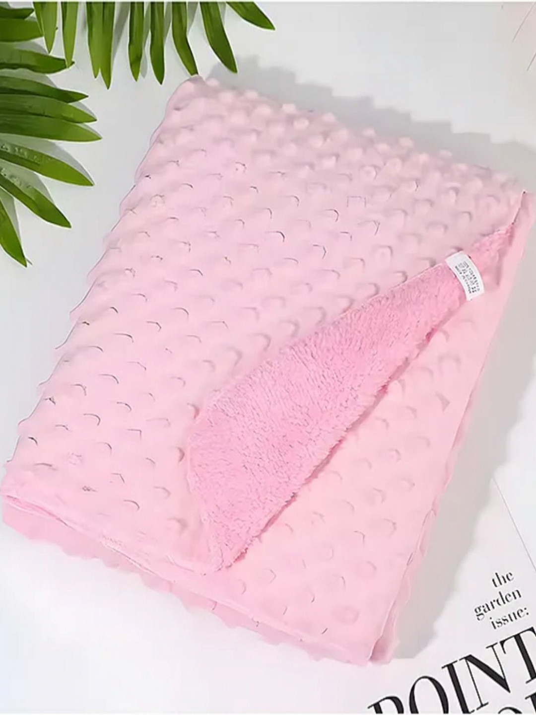 VoiDrop Pink Fleece 300 GSM AC Room Kids Blanket