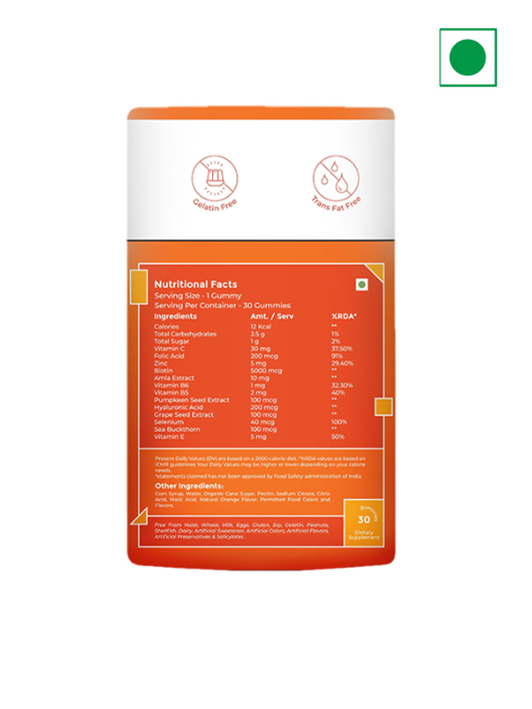 Zaocare Set Of 3 Beauty Back Gummies- 30 Gummies Each