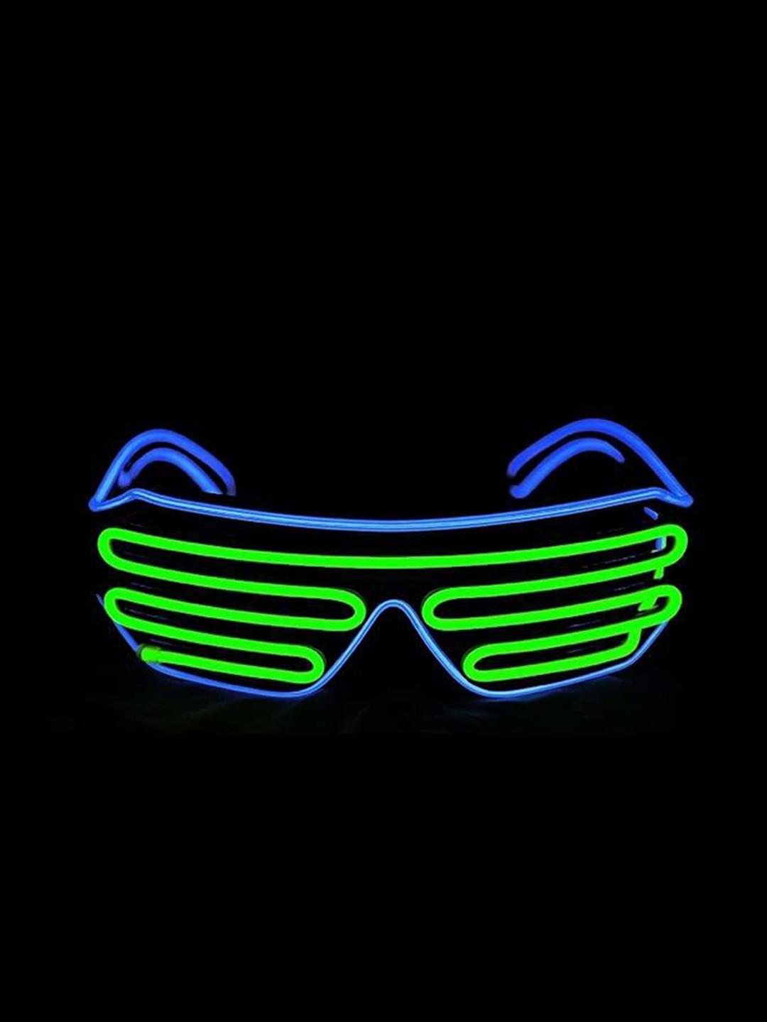AUGEN Unisex Square Sunglasses with UV Protected Lens VI-SG-Led-GreenBlue