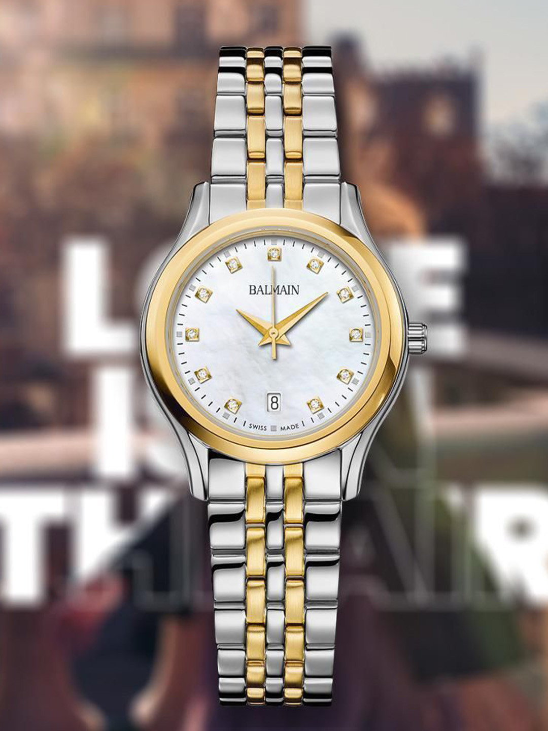 Balmain Women Dial & Stainless Steel Bracelet Style Straps Analogue Watch B83423986