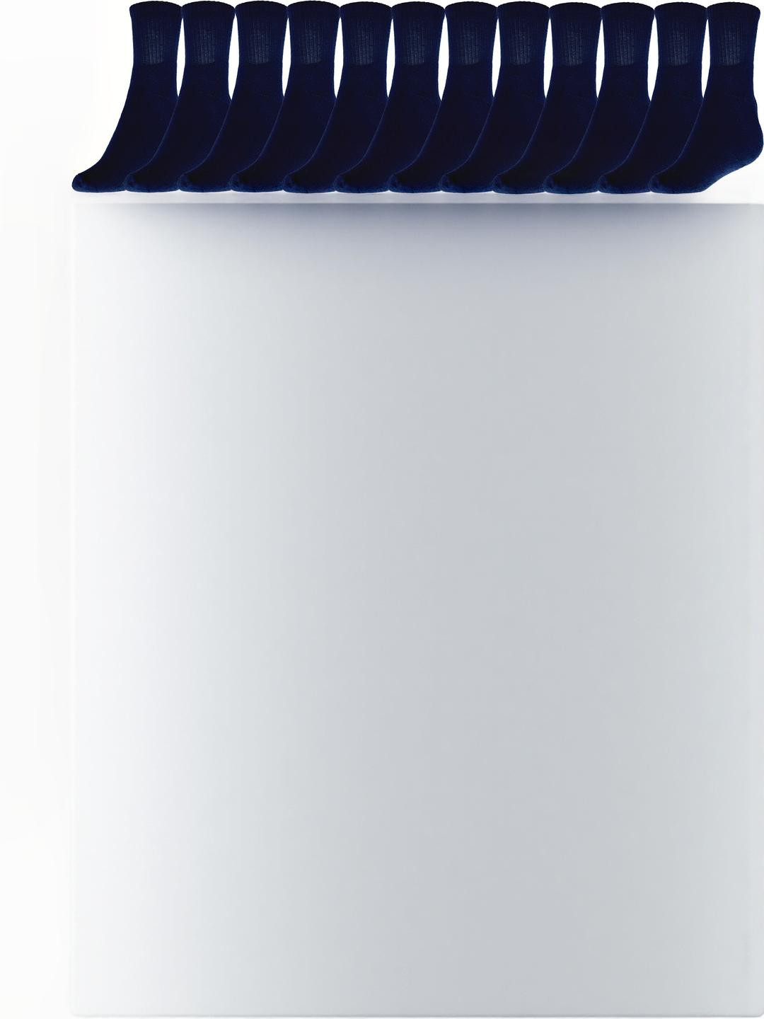 MUKHAKSH Blue Cotton Socks