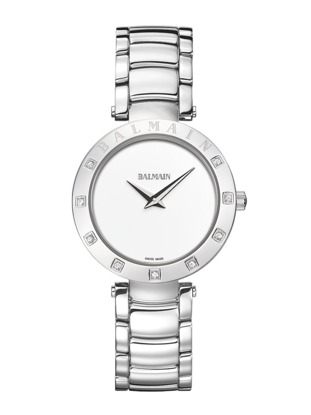 Balmain Women Bijou Round Dial & Stainless Steel Straps Analogue Watch B42553325