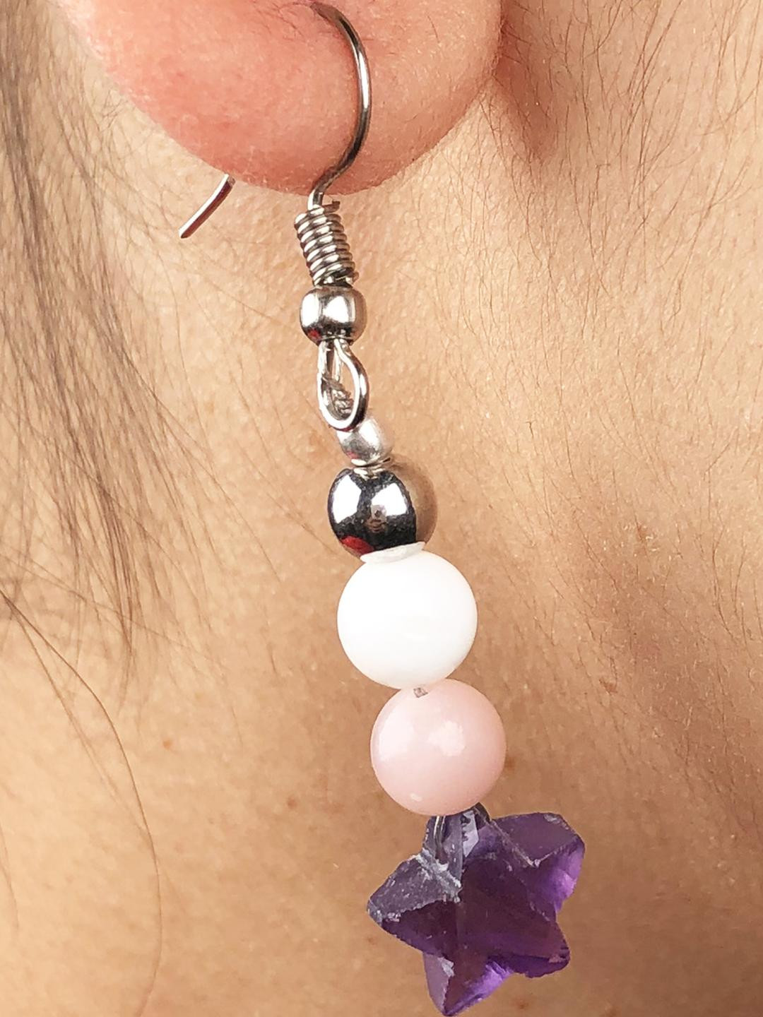 100 % Natural Gemstone Amethyst Rose Quartz