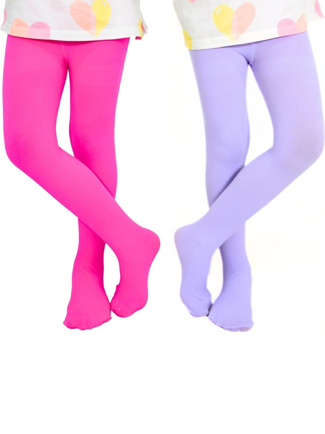 NESKA MODA Girls Purple Stockings