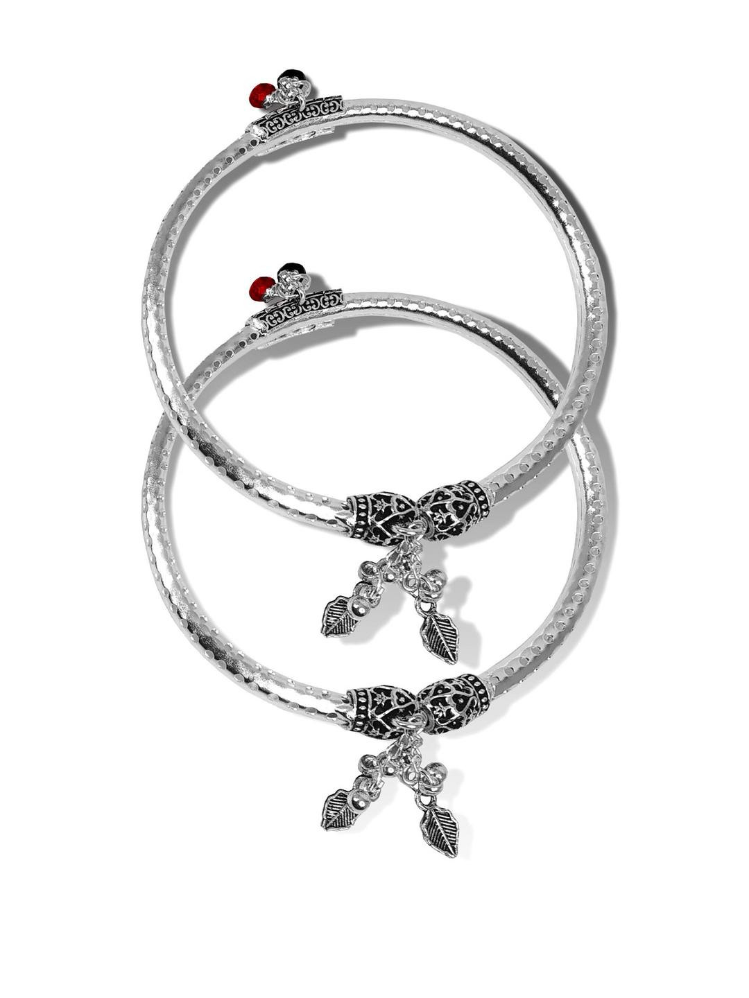 Set Of 2 Nug Ghungroo Leg Payal Anklets Foot Kada