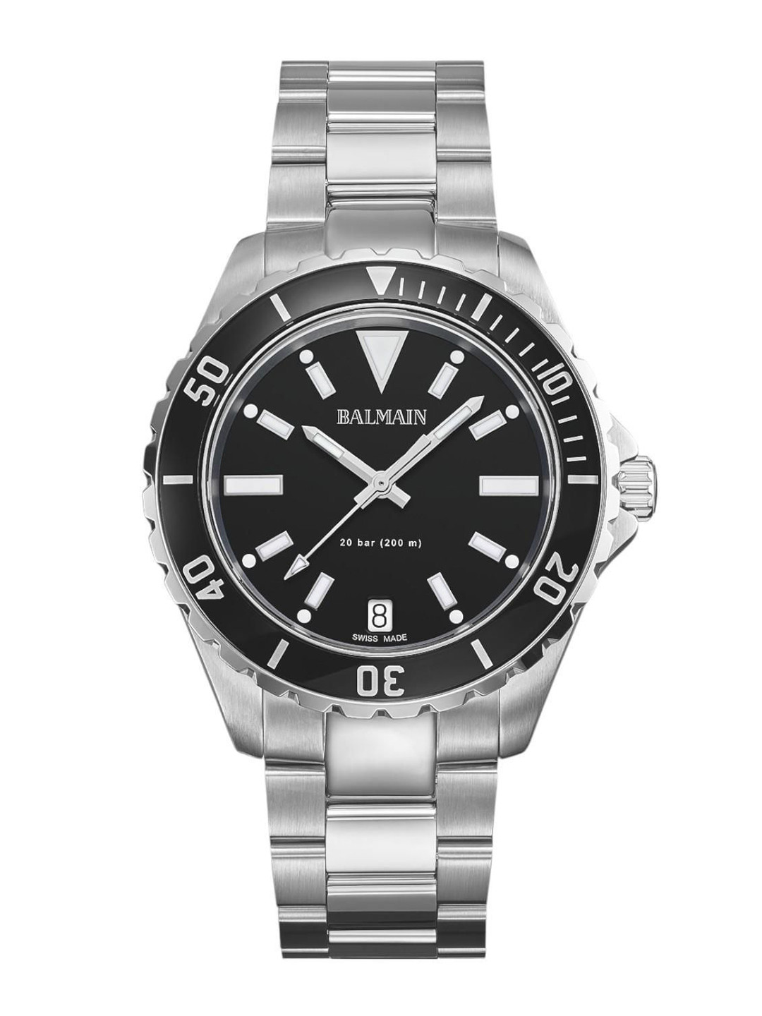 Balmain Men Bracelet Style Straps Analogue Watch B43473365