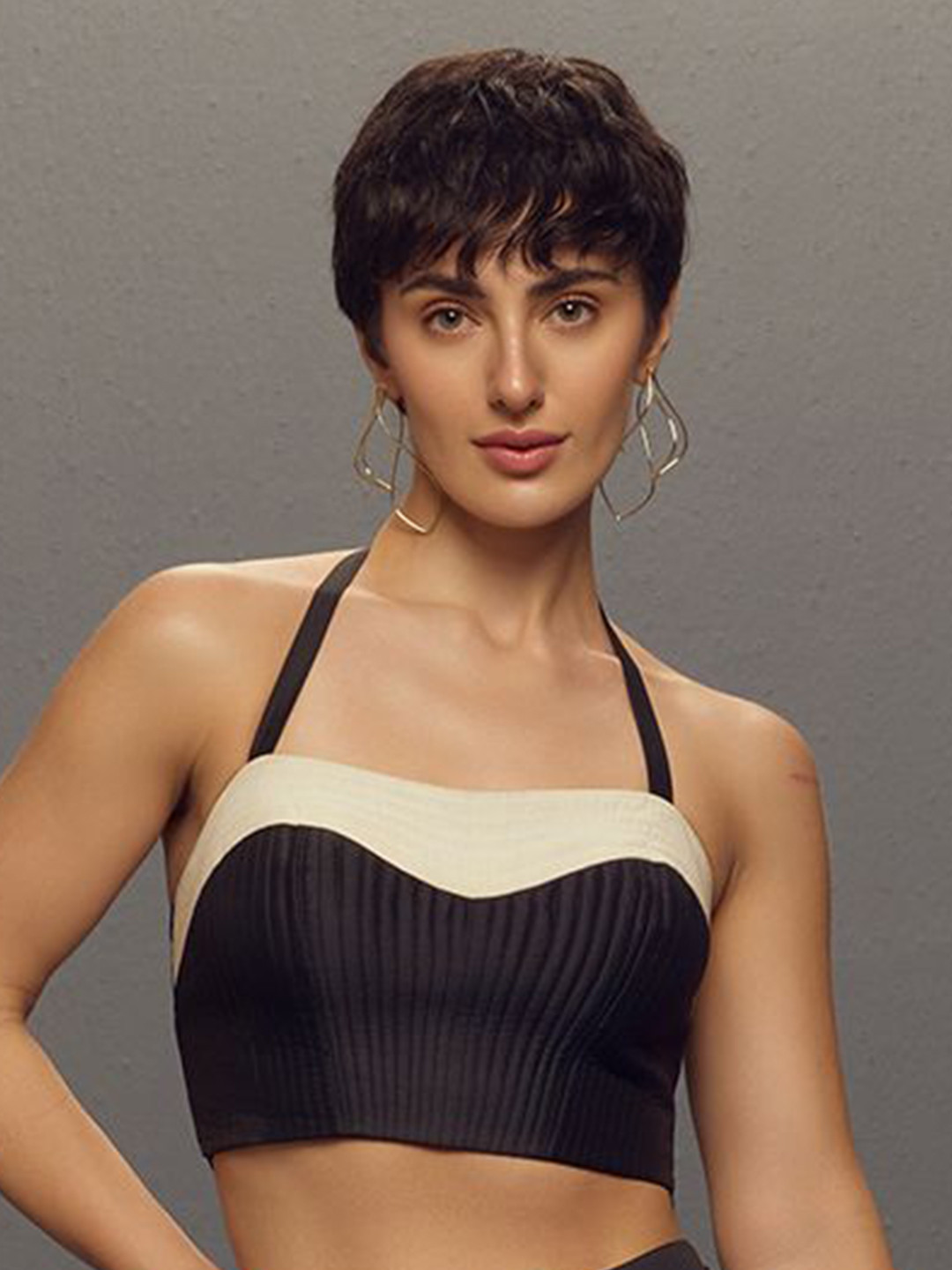 ZAITRA Pure Silk Bralette Crop Top