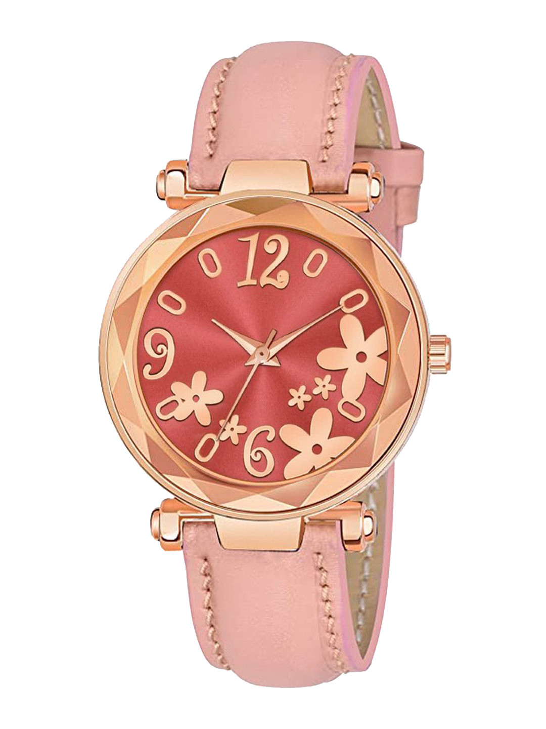 CSAMON Women Dial & Straps Watch GR379RG R3RED Peach G L