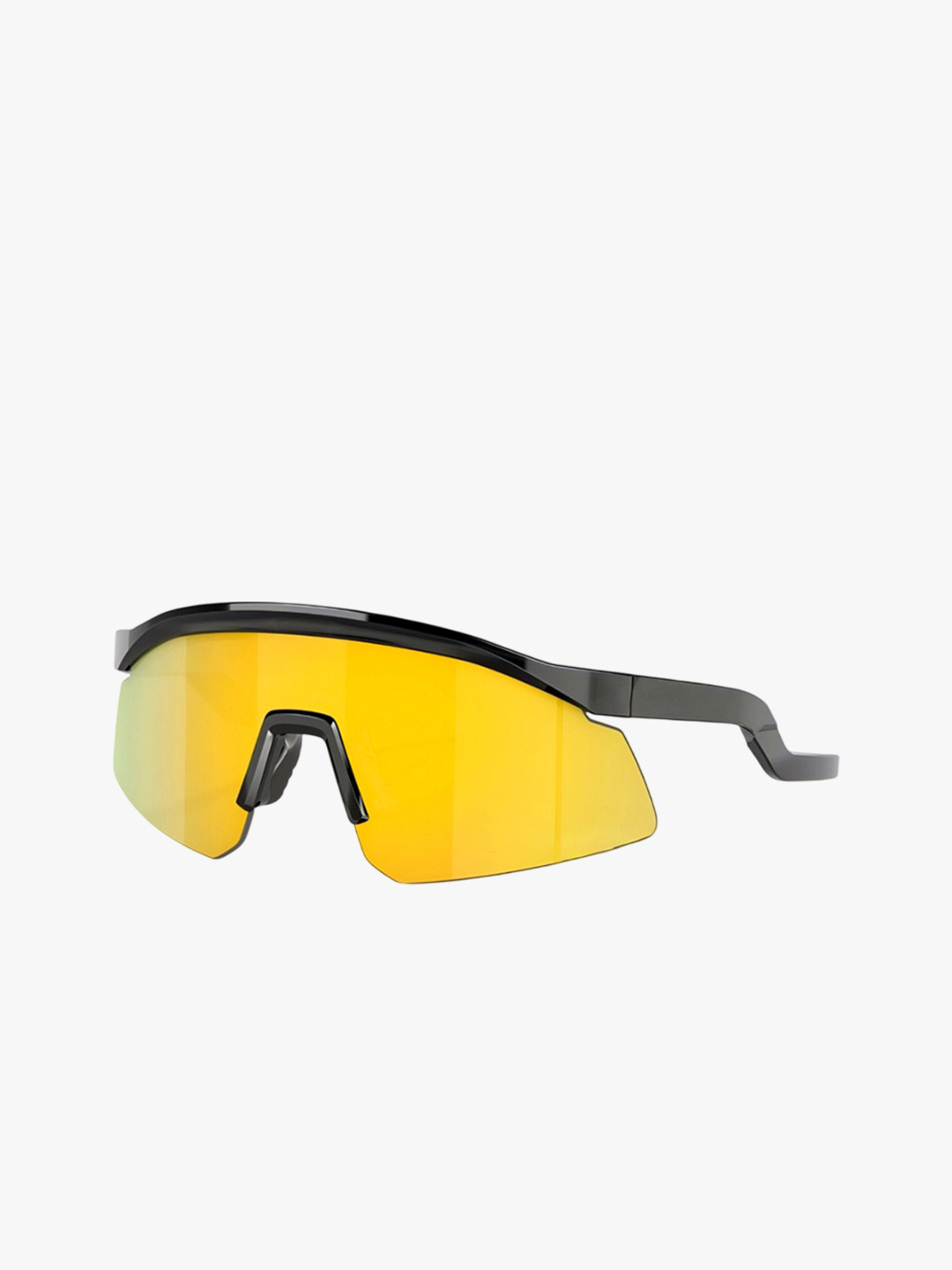 Eyedens Unisex Shield Sunglasses with UV Protected Lens Hydra_Sport_Blk-To-Ylow_MK