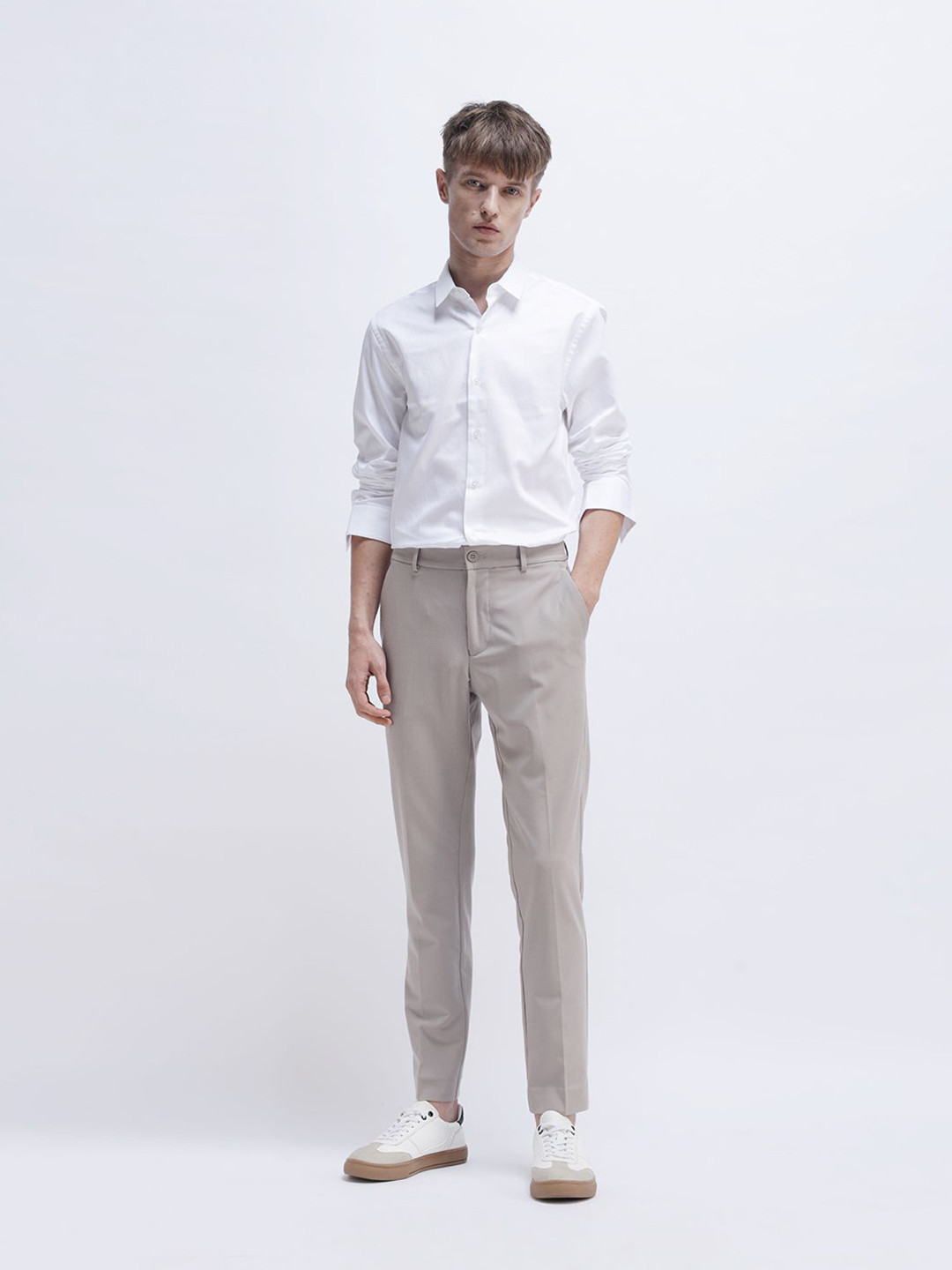 The Collection India Slim Winne Slim Fit Cotton Casual Shirt