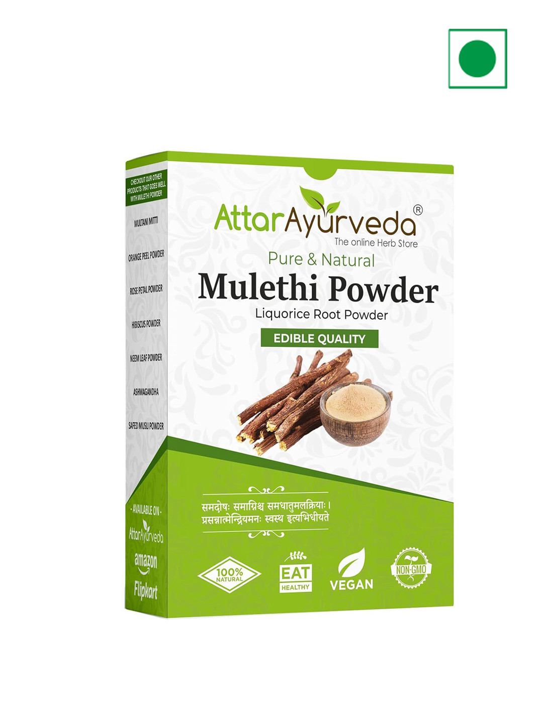 Attar Ayurveda Natural Mulethi Powder - 200 g