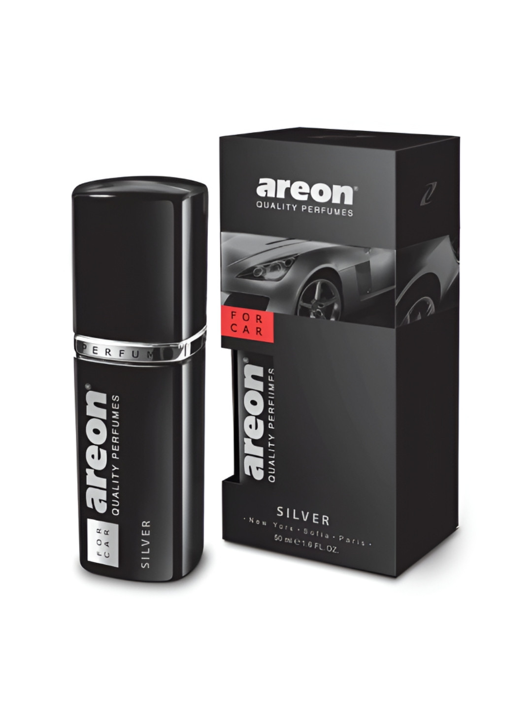 AREON Metal Silver Car Freshener - 30 ml