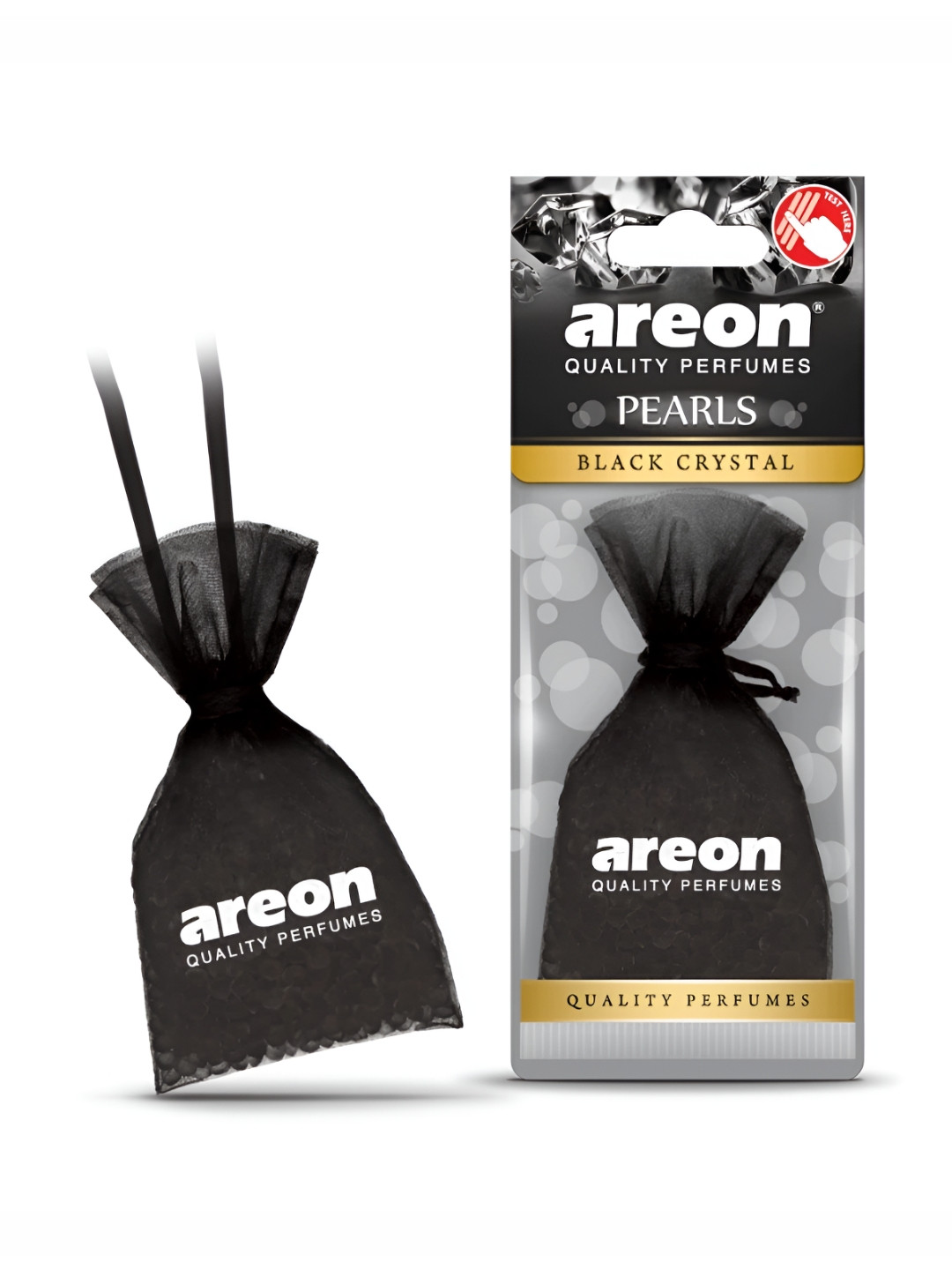 AREON Pearls Black Crystal Car Air Freshener - 0.025ml