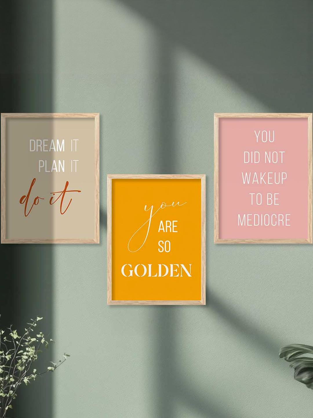 Motivational Wall Art  With Frame Home Decor Wall Painting For Living Room Office Bedroom