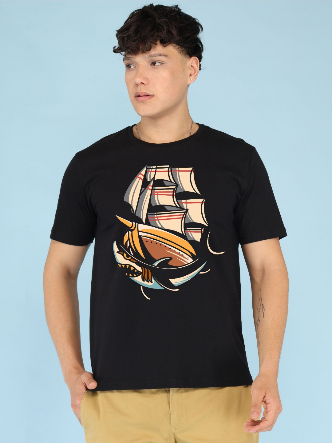 BRAWNY BATTLER Men T-shirt