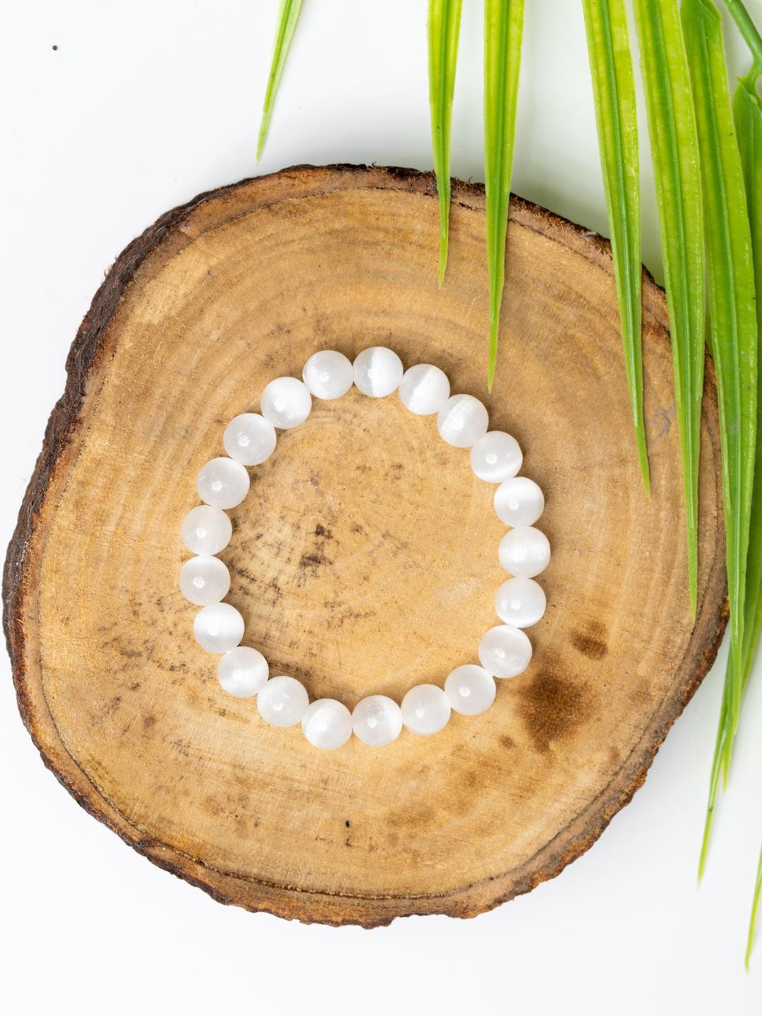 Look and Adorn Selenite Bracelet