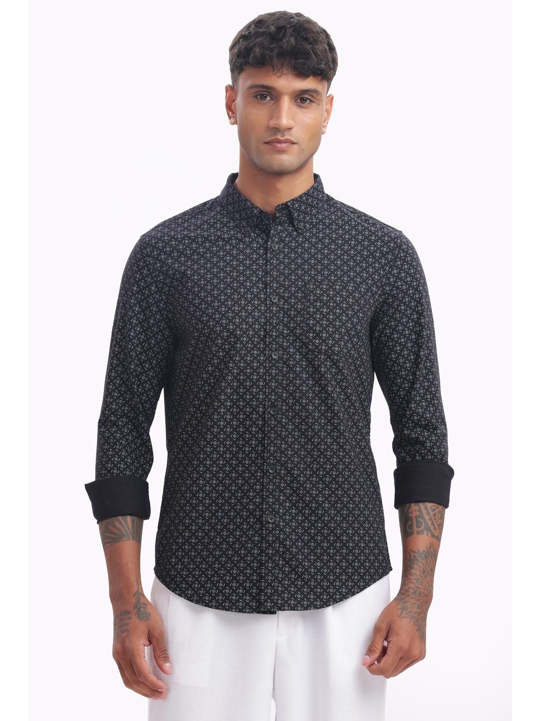 Men Regular Fit Printed Causal Shirt