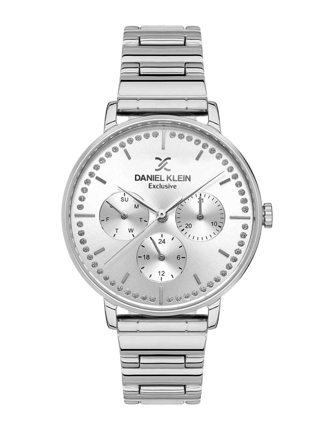 Daniel Klein Exclusive Women Bracelet Straps Round Reset Time Analogue Watch DKX.1.13415-1