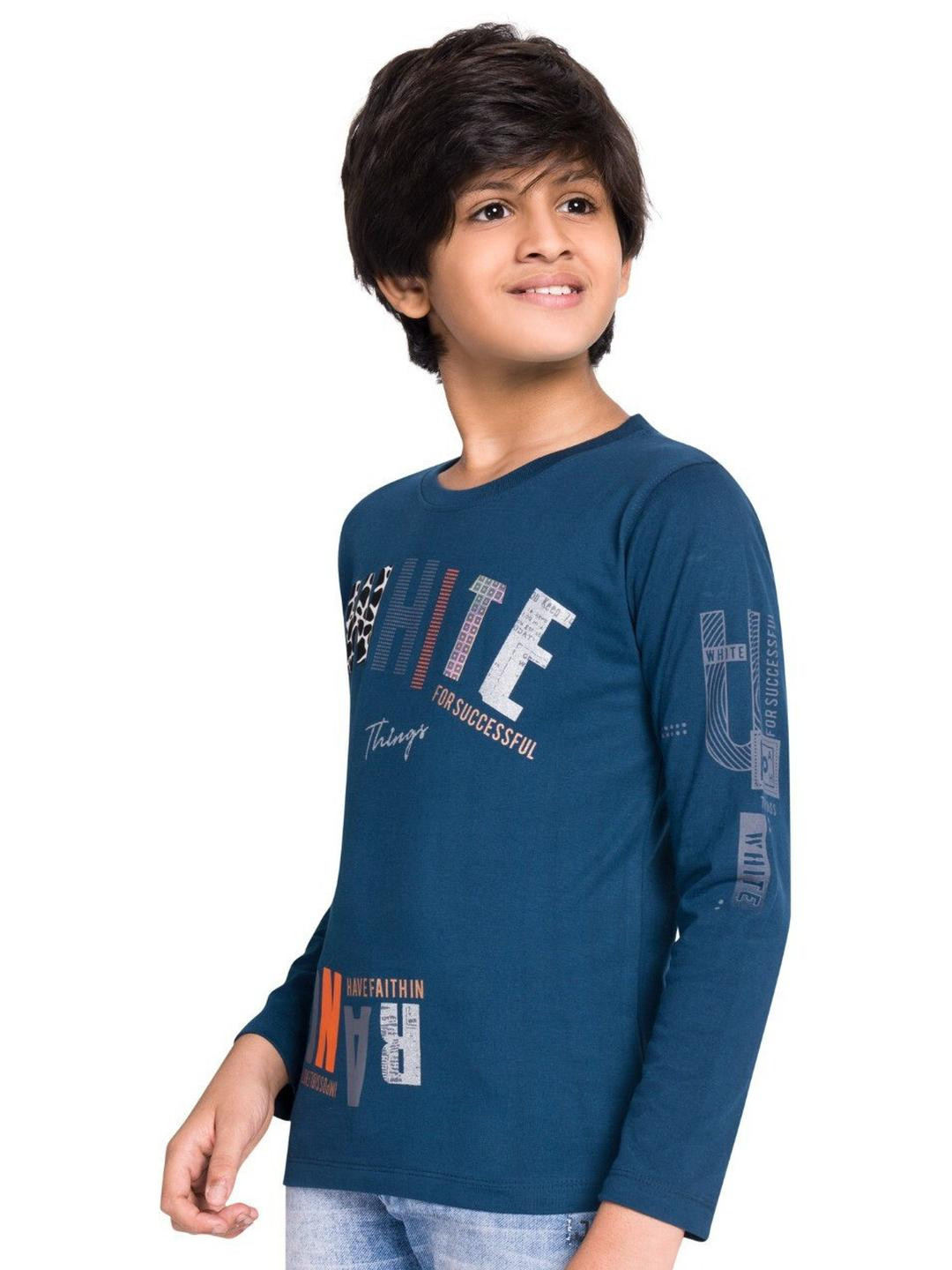 Little funky Boys Blue Tshirts