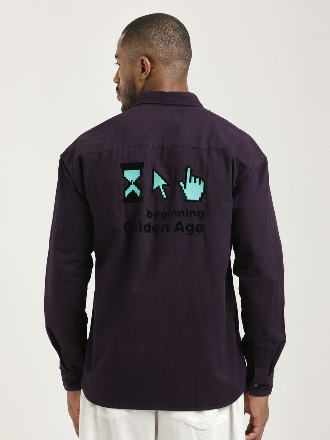 Blu MNKY Men Graphic Printed Smart Cotton Casual Shirt