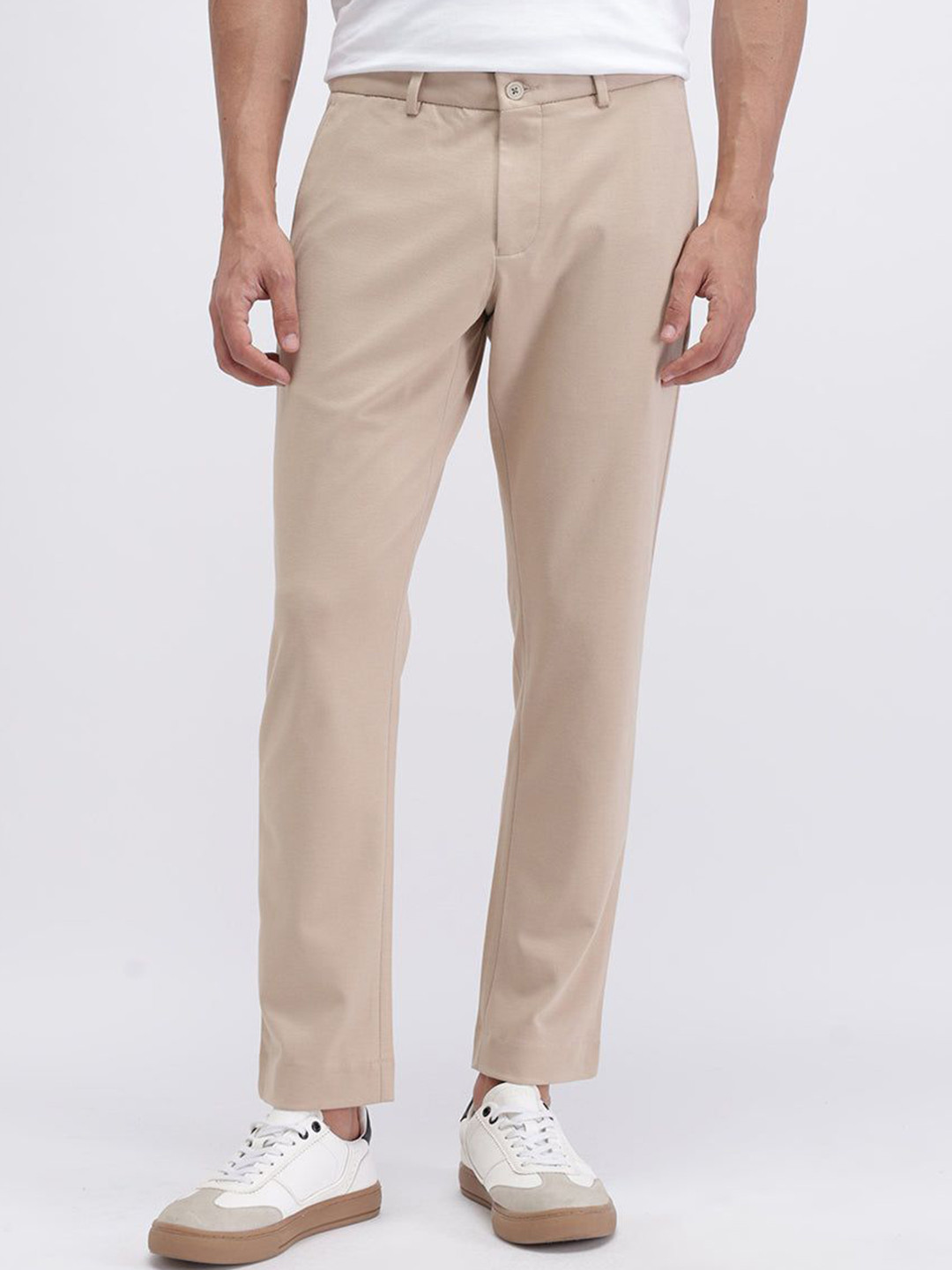 The Collection Men Mid Rise Slim Fit Chinos