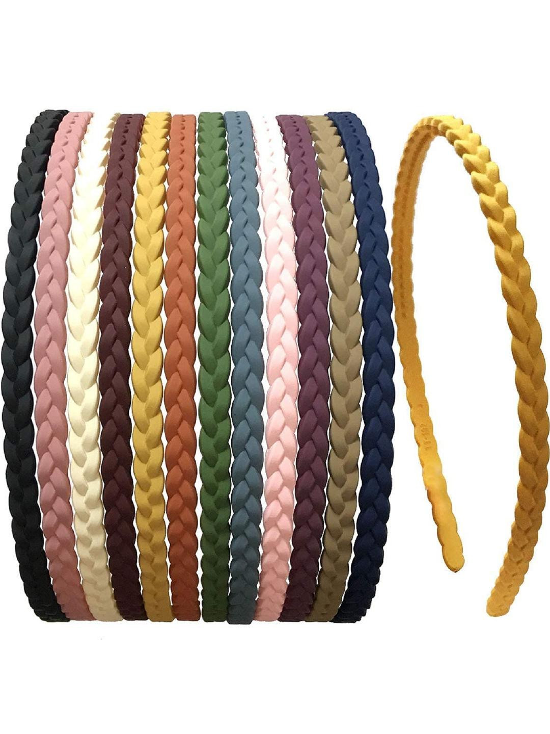 alamodey Set Of 12 Beaded Hairband