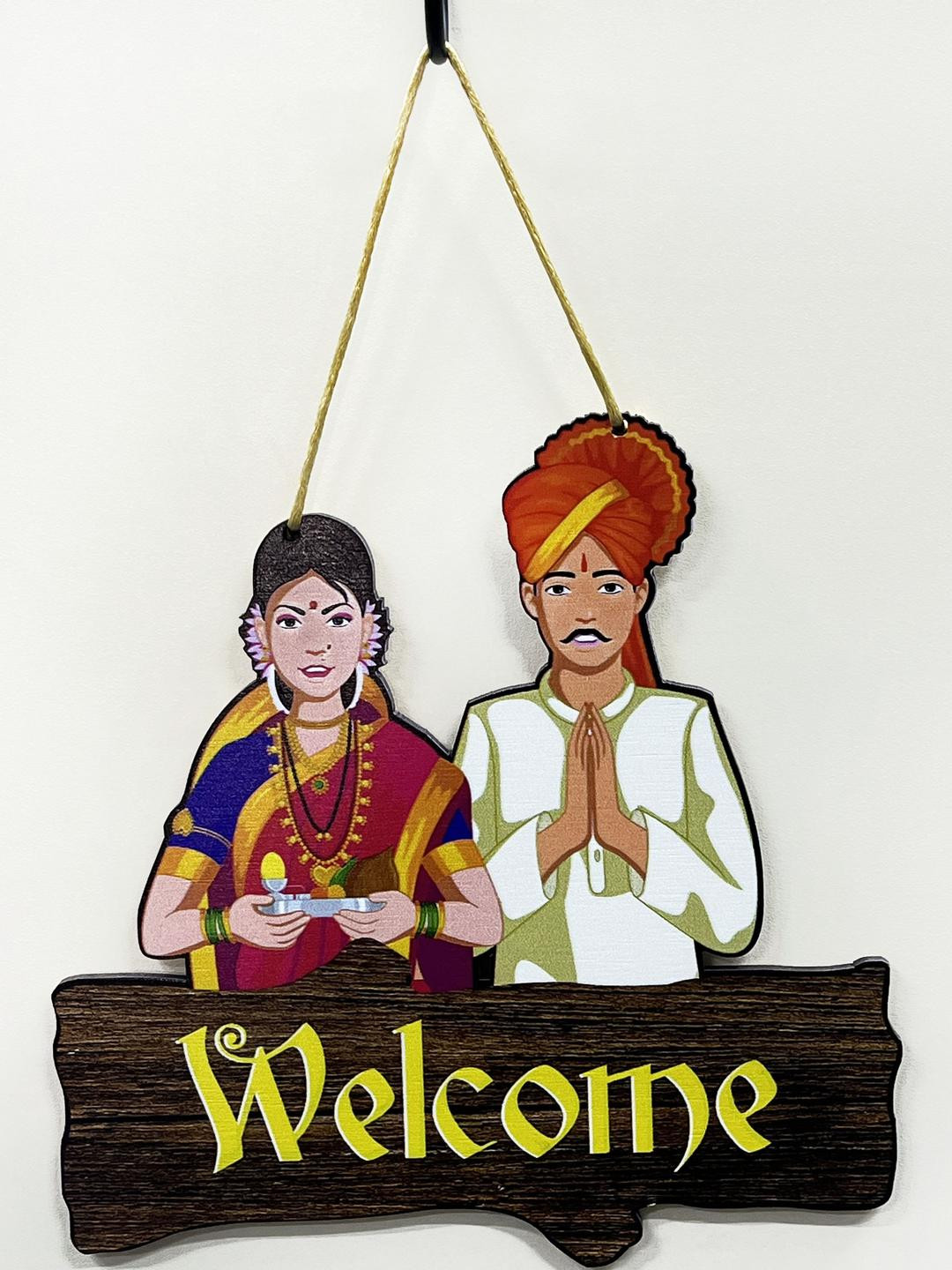 Welcome Printed Wall Hanging