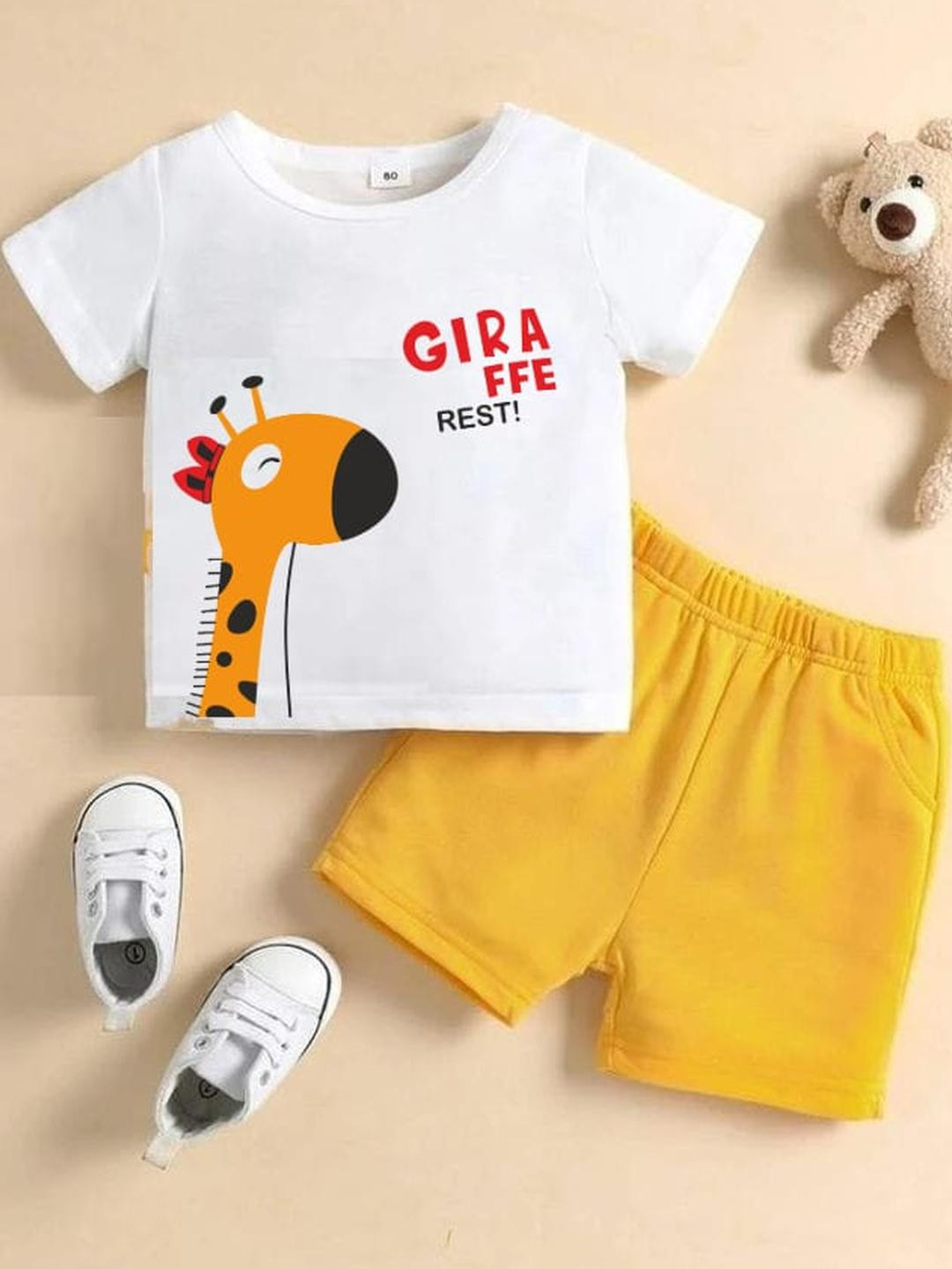 JIM Trend Unisex White Clothing Set