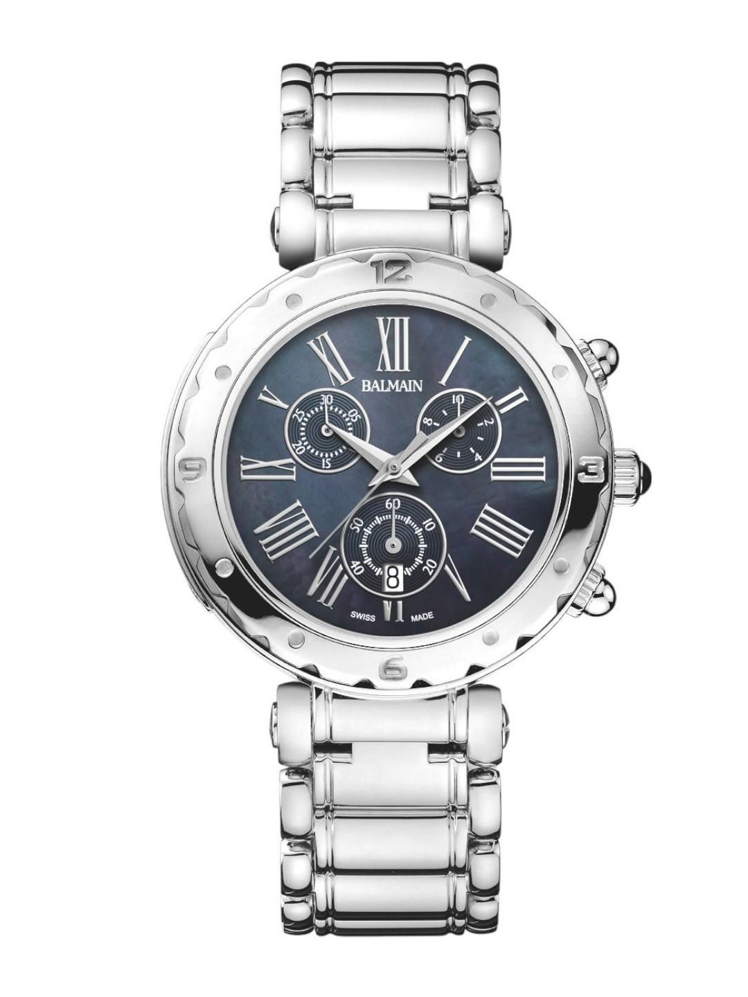 Balmain Chrono Lady Women Round Dial & Bracelet Style Straps Analogue Watch B56313362
