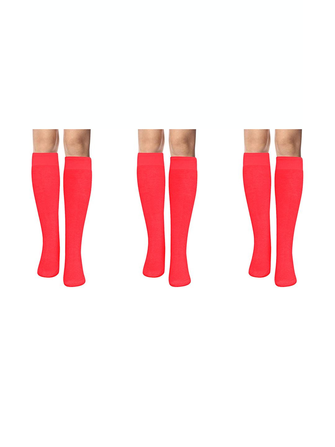 MUKHAKSH Kids Red Socks