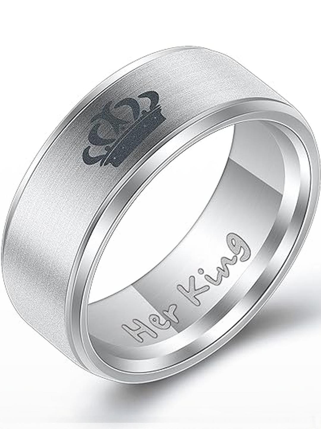 Moneekar Jewels Stainless Steel and Ring for Men