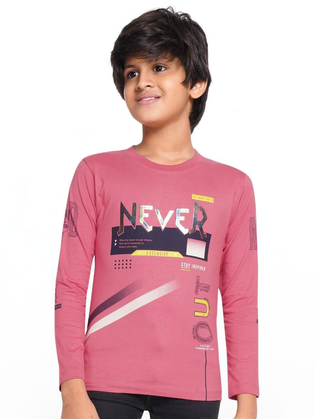 Little funky Boys Pink Tshirts