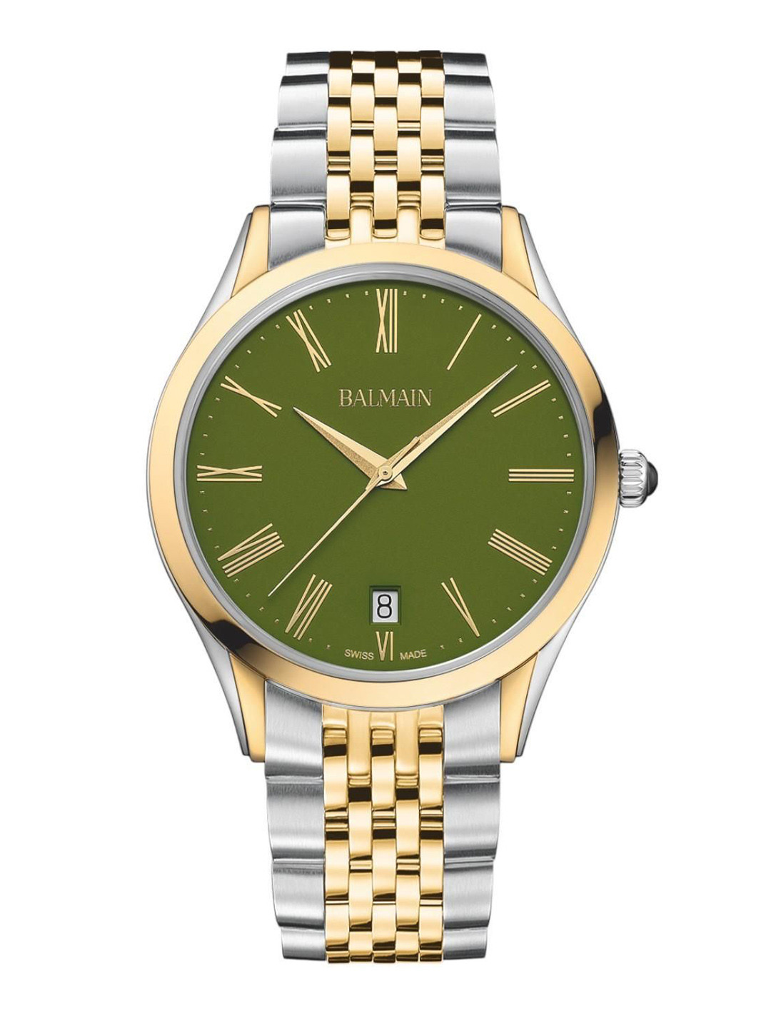 Balmain Men Stainless Steel Bracelet Style Straps Analogue Watch B41023171