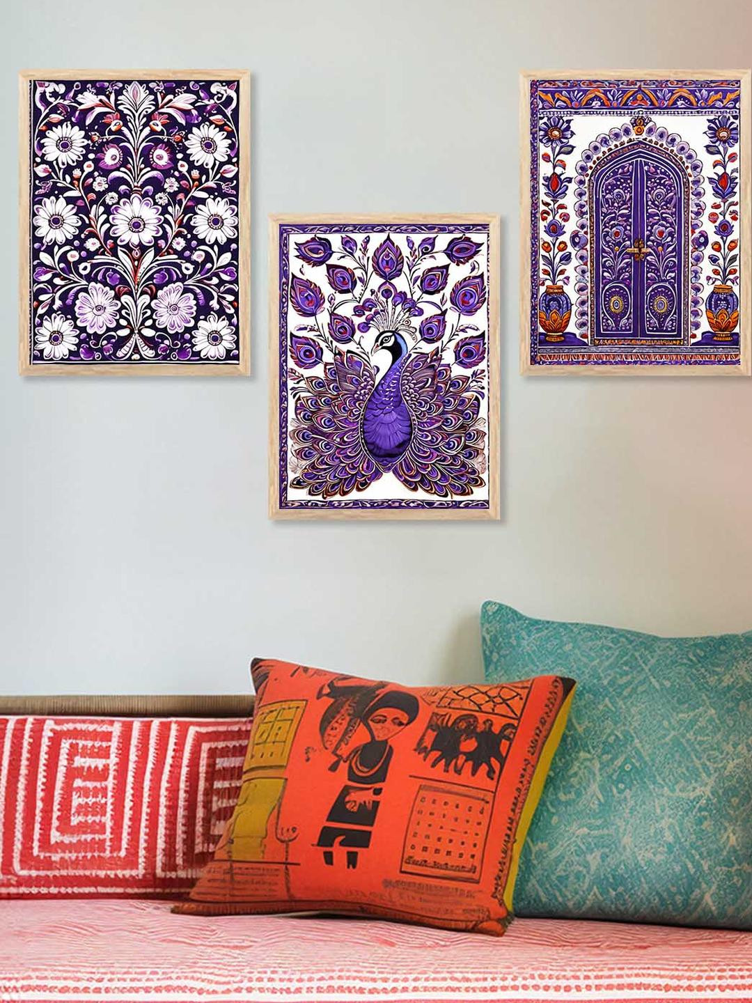 WALLLANE 3 Piece Classic Wall Painting