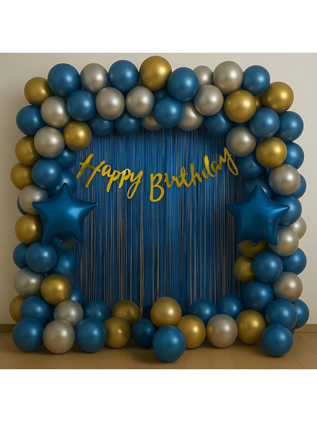 Special You Blue & Grey 44 Pieces Birthday Decors