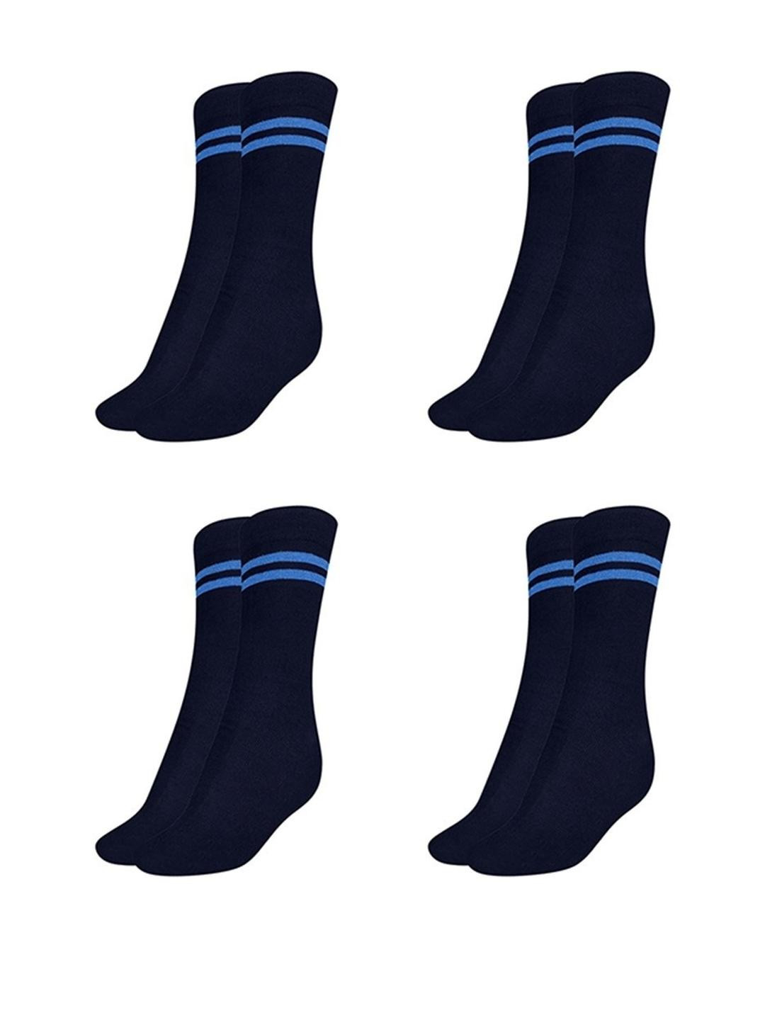 MUKHAKSH Boys Navy Blue Socks