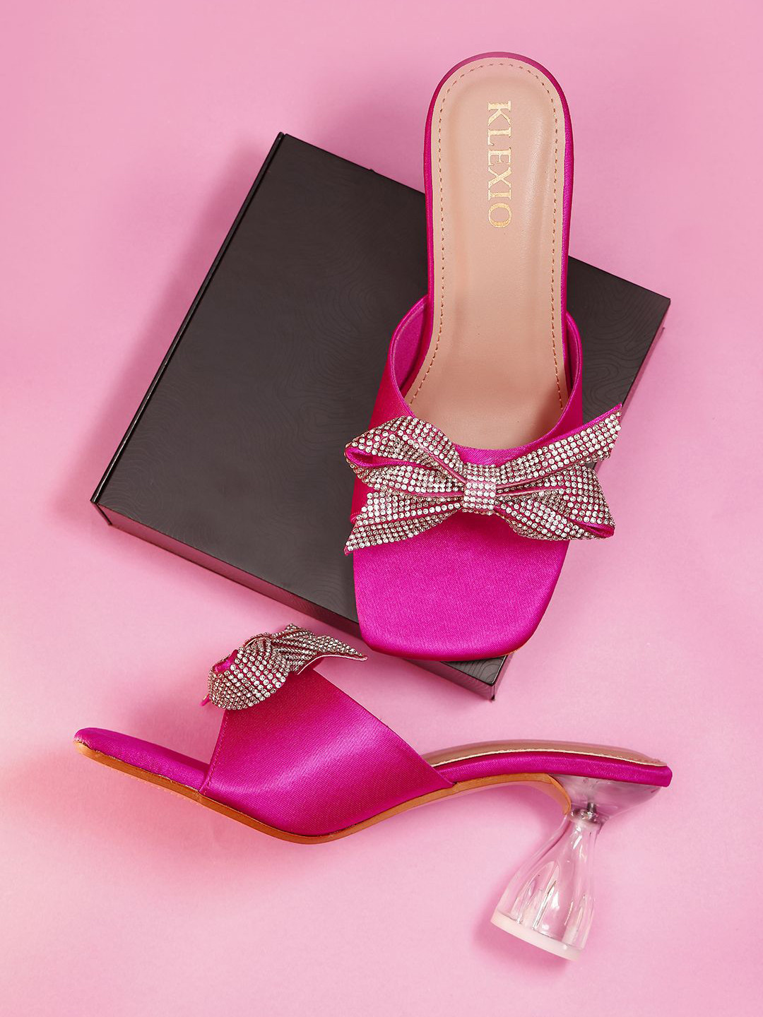 ALLEYSTRAP Embellished Block Cone  Sandals