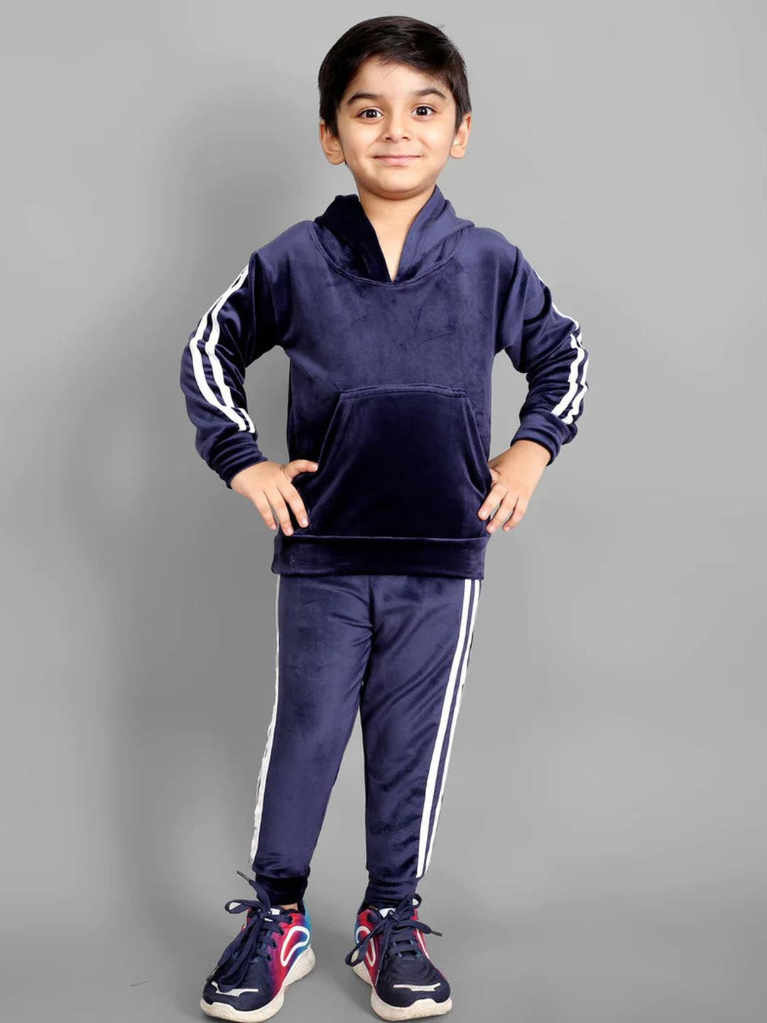 Dhairya Traders Unisex Navy Blue Clothing Set