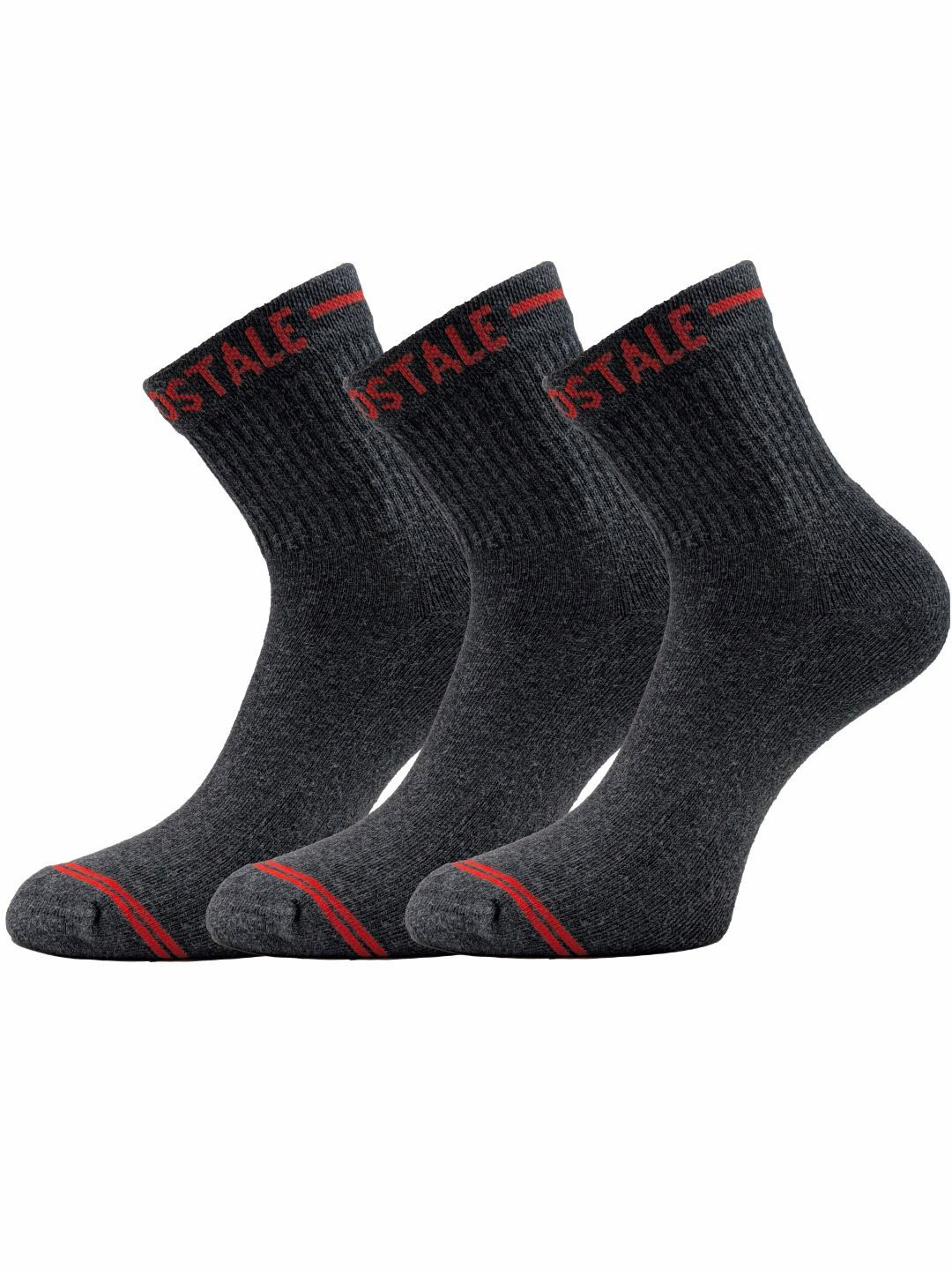 Aeropostale Men Pack Of 3 Half Cushion Ankle Length Socks