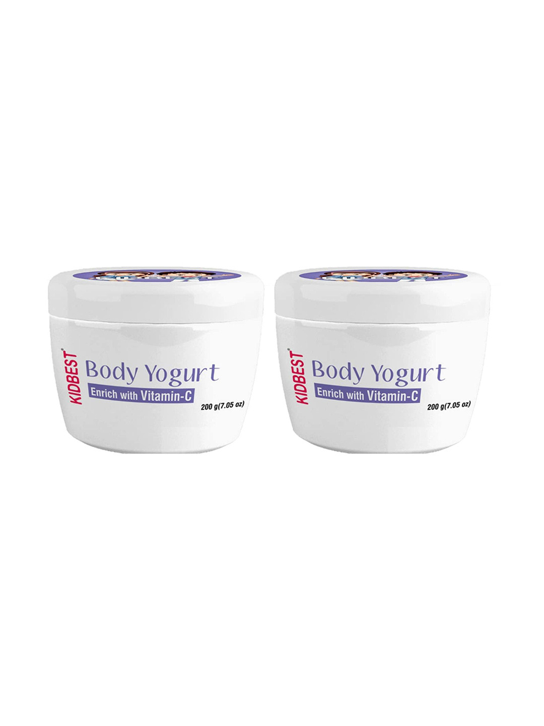 HealthBest Set Of 2 Body Yogurt with Vitamin C - 200 g Each