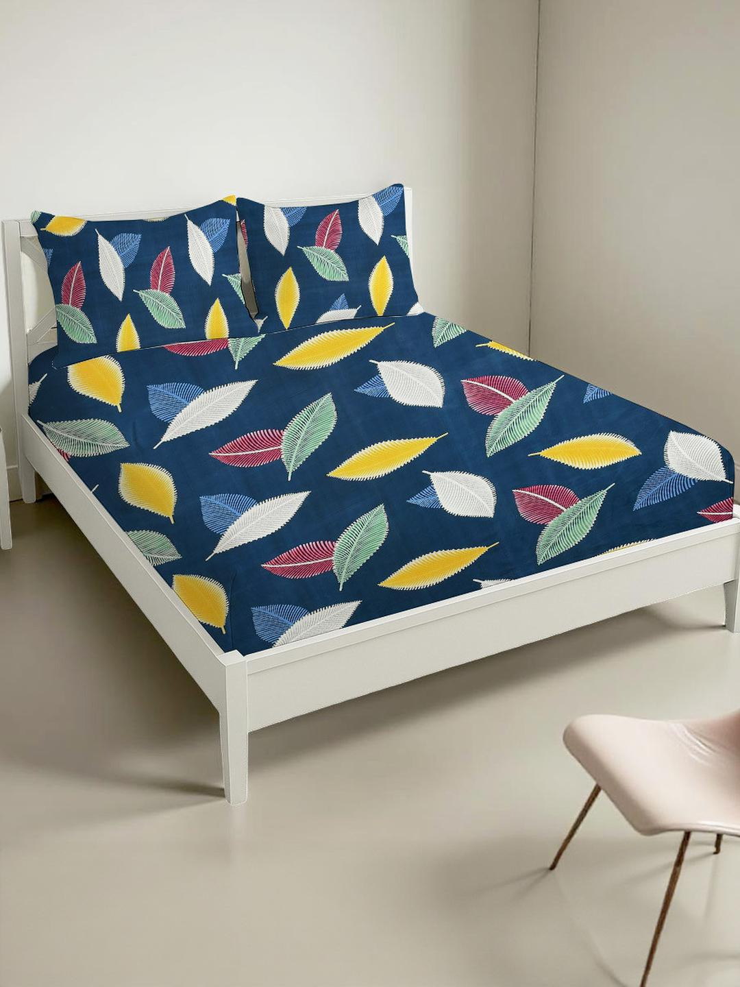 IVAZA Navy Blue Bedsheets